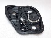 Rear window lifting mechanism without motor