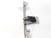 Rear window lifting mechanism without motor