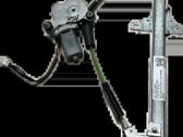 Front door window regulator with motor
