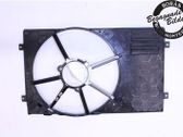 Radiator cooling fan shroud