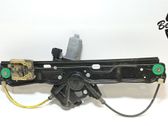 Rear door window regulator with motor