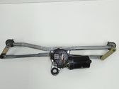 Front wiper linkage and motor