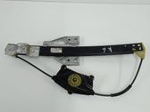 Rear window lifting mechanism without motor