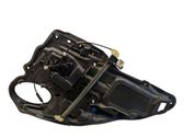 Rear door window regulator with motor