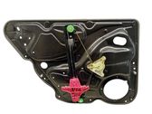 Rear window lifting mechanism without motor