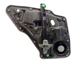 Rear window lifting mechanism without motor