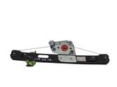 Rear door window regulator with motor