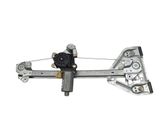 Rear door window regulator with motor