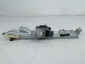 Rear window lifting mechanism without motor