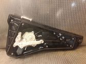 Rear door window regulator with motor