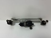 Front wiper linkage and motor