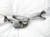 Front wiper linkage and motor