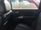 Rear door window regulator with motor