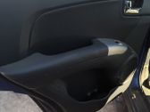 Rear door window regulator with motor