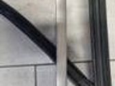 Front door glass trim molding
