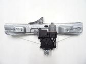 Rear door window regulator with motor