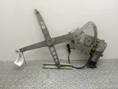 Rear door window regulator with motor