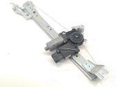 Rear window lifting mechanism without motor