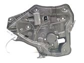 Rear window lifting mechanism without motor