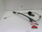 Rear window lifting mechanism without motor