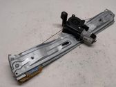 Rear door window regulator with motor