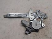 Rear door window regulator with motor