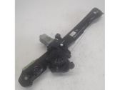 Rear door window regulator with motor