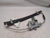 Rear door window regulator with motor