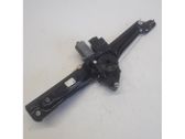 Rear door window regulator with motor
