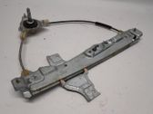Rear door window regulator with motor