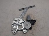 Rear door window regulator with motor