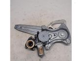 Rear door window regulator with motor