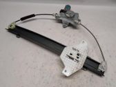 Rear door window regulator with motor