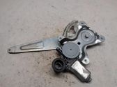 Rear door window regulator with motor