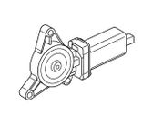 Front door window regulator motor