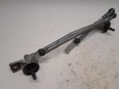 Front wiper linkage and motor