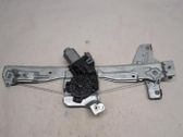 Rear door window regulator with motor