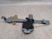 Rear door window regulator with motor