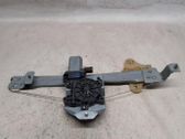 Rear door window regulator with motor