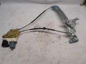 Rear door window regulator with motor
