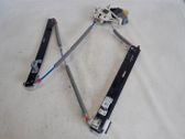 Rear door window regulator with motor