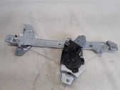 Rear door window regulator with motor
