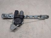 Rear door window regulator with motor