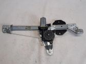 Rear door window regulator with motor