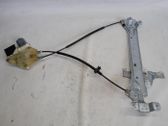 Rear door window regulator with motor