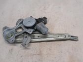 Rear door window regulator with motor