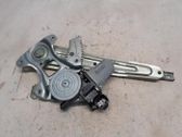 Rear door window regulator with motor
