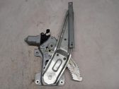 Rear door window regulator with motor