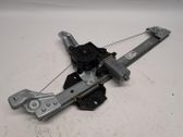 Rear door window regulator with motor