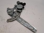 Rear door window regulator with motor